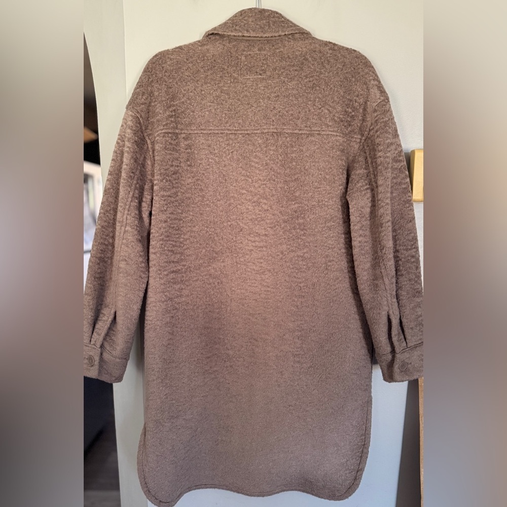 Dynamite Dallas Long Sleeve Sherpa Shacket - Picture 4 of 6
